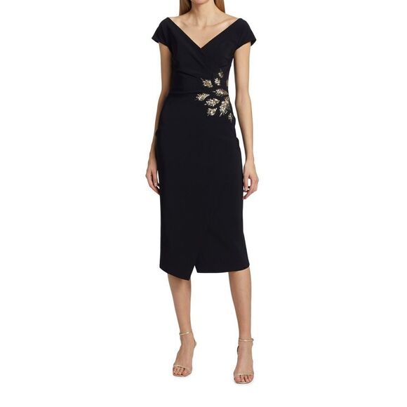 Chiara Boni La Petite Robe Suyai Embellished Cocktail Dress size 6 - Picture 1 of 12